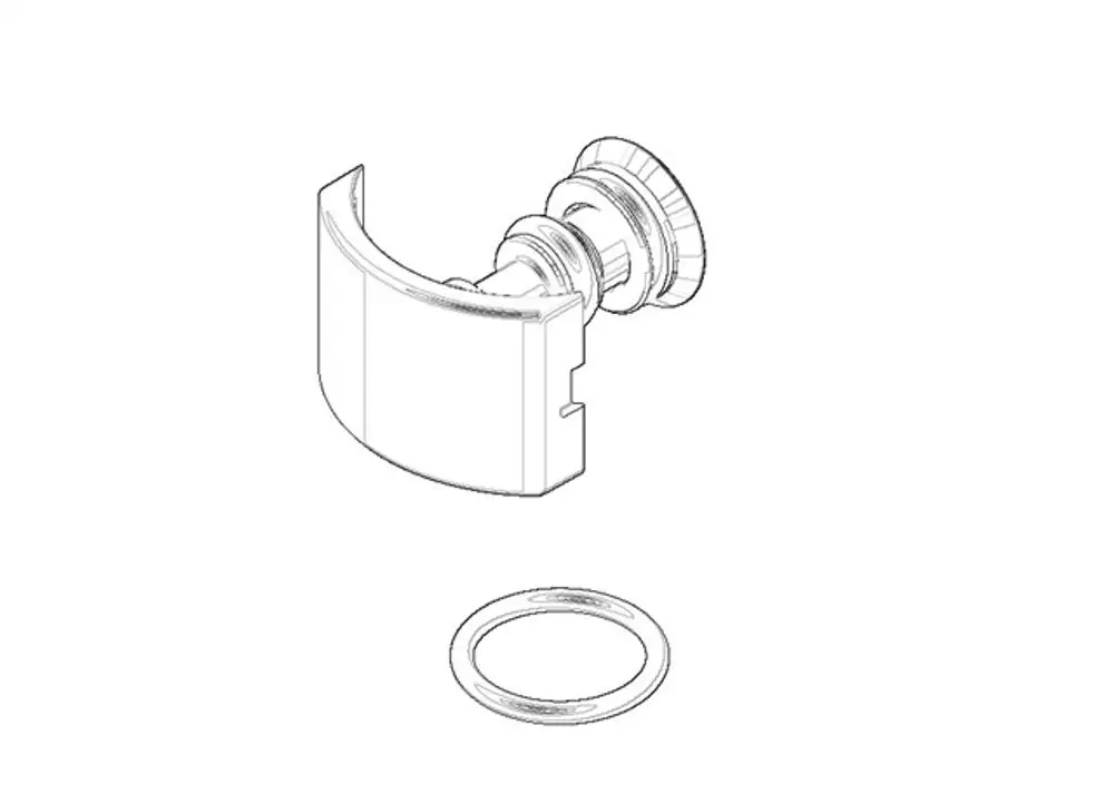 DORNBRACHT Brause ERSATZTEILE 12864970 Platin gebürstet, 12864970-06 Galeriebild 1